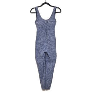 Sincerely Jules Active Blue Seamless Bodysuit Jumpsuit M Maraled Blue yoga